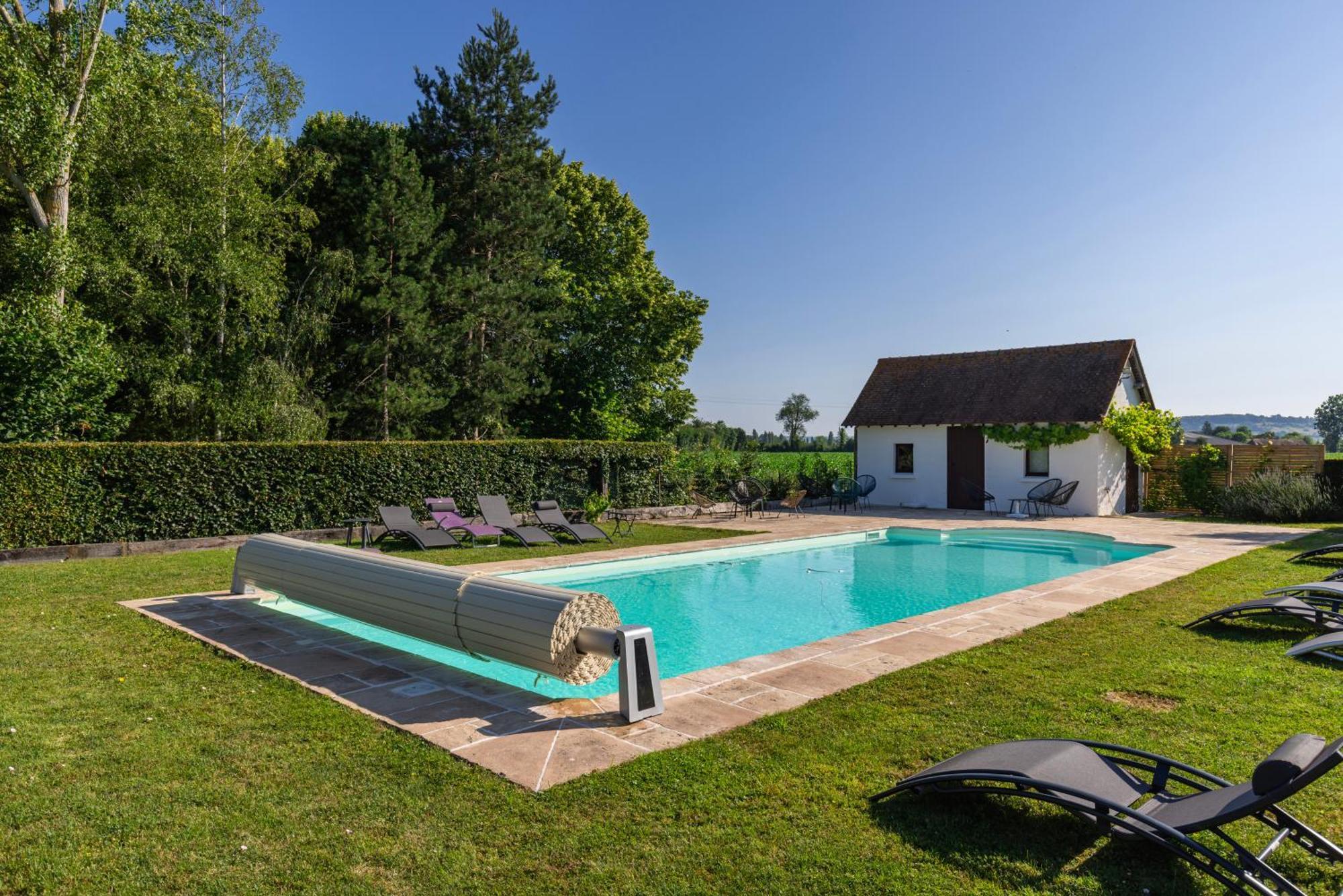 Bagatelle Avec Jardin Et Piscine Chauffee Villa Bieville-en-Auge Buitenkant foto